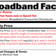 An example of the new broadband labels.